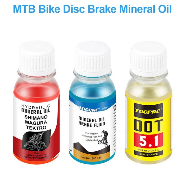 Sistema de aceite Mineral para frenos de bicicleta Shimano, líquido para  ciclismo de montaña, 60ml - AliExpress