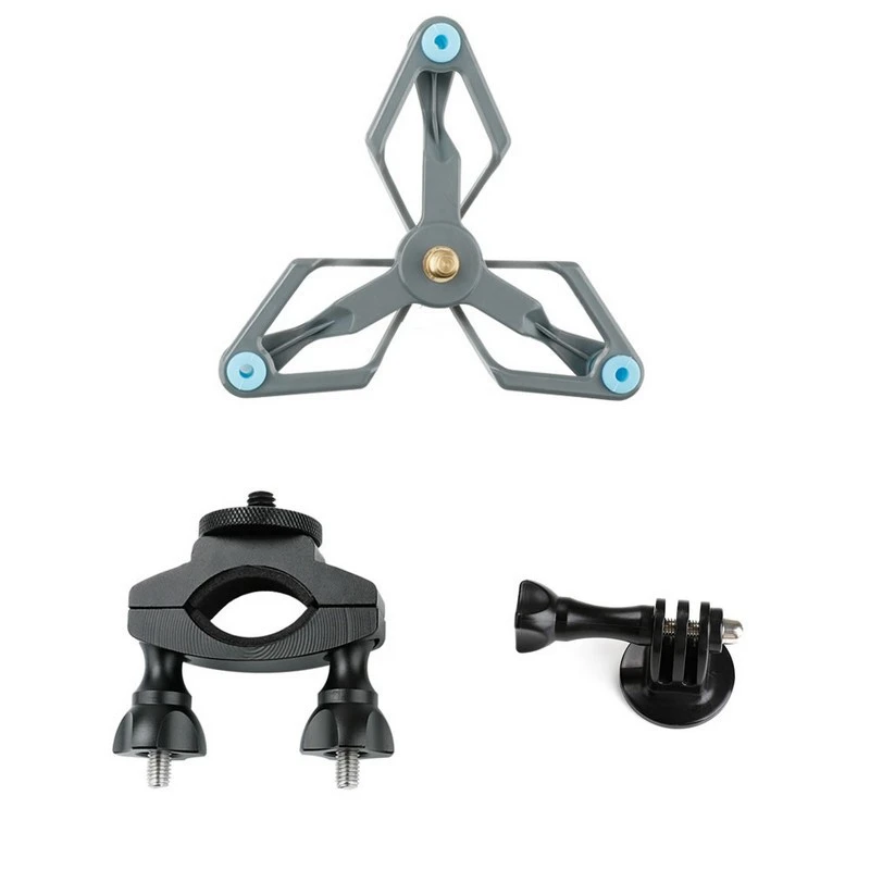 

ABGZ-Bike Bicycle Bracket Damping Shock Absorber Mount Fixed Clip Tripod for OSMO Action for Gopro Hero Action Camera Accessorie