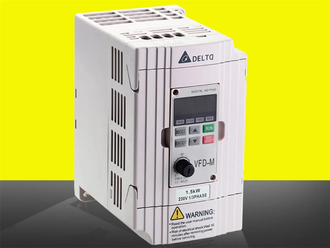 Новый инвертор Delta VFD015M21A 0 4 кВт/0 75 кВт/1 5 кВт выходная частота 1 400 Гц носитель