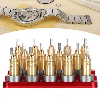

Aluminum Alloy Watch Mainspring Winding Winder Accessory Watch Repair Tool for 3135 2836 8200 Movement Red Base for Watchmaker