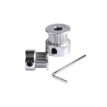 

3D Printer Parts GT2 20Teeth 16 Teeth 20 Teeth Bore 5/8MM Timing Aluminum Pulley For GT2-6MM Open Timing Belt Synchronous Gear