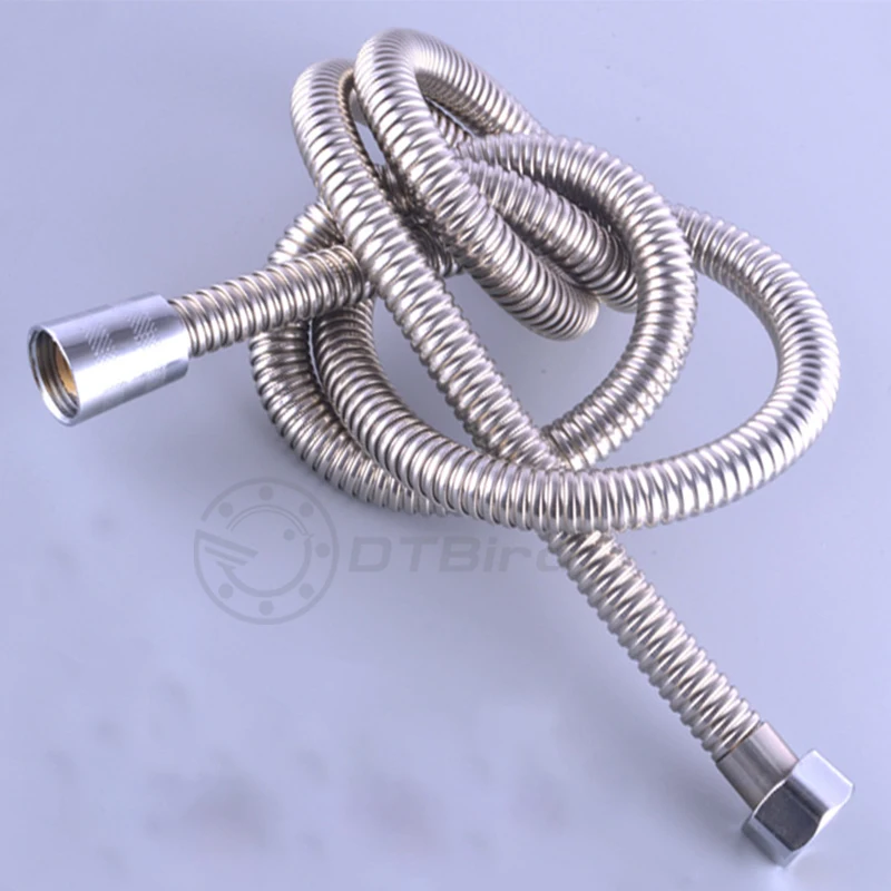 shower head hose " /6"/" Роскошная нержавеющая сталь ультра-тонкая Большая душевая кабина с дождевой насадкой душевая кабина высокого давления ручная душевая головка - Цвет: shower head hose