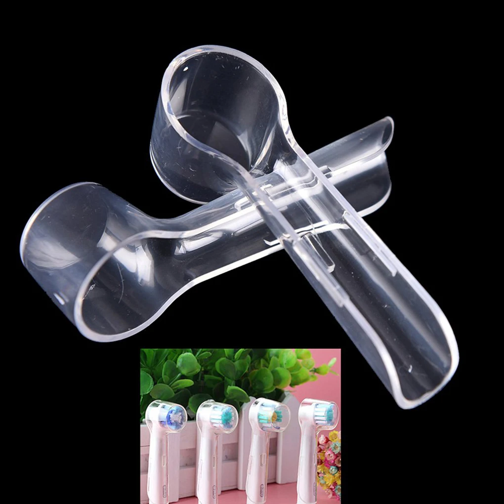 4pcs/Lot Electric Toothbrush Heads Protective Cover For Oral B Braun Tooth Brush Travel Dustproof Keep Clean Transparent | Дом и сад