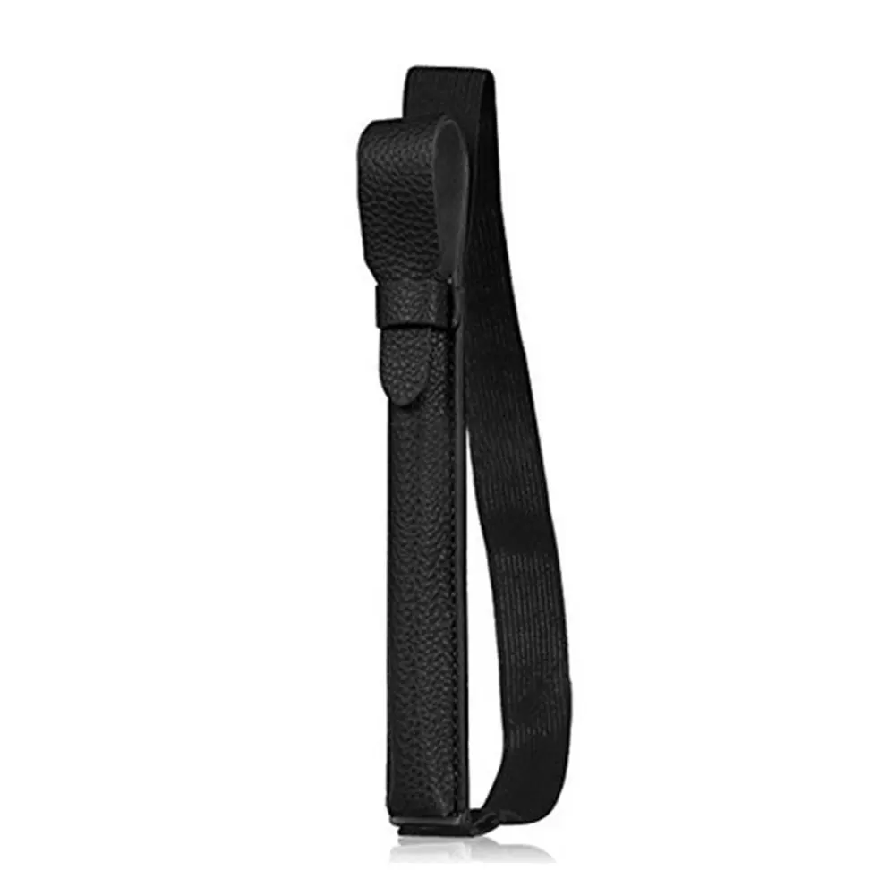 Durable Wear Resistant Protective Case Synthetic Leather Waterproof Pen Holder For Apple Pencil Elastic Band - Цвета: Черный