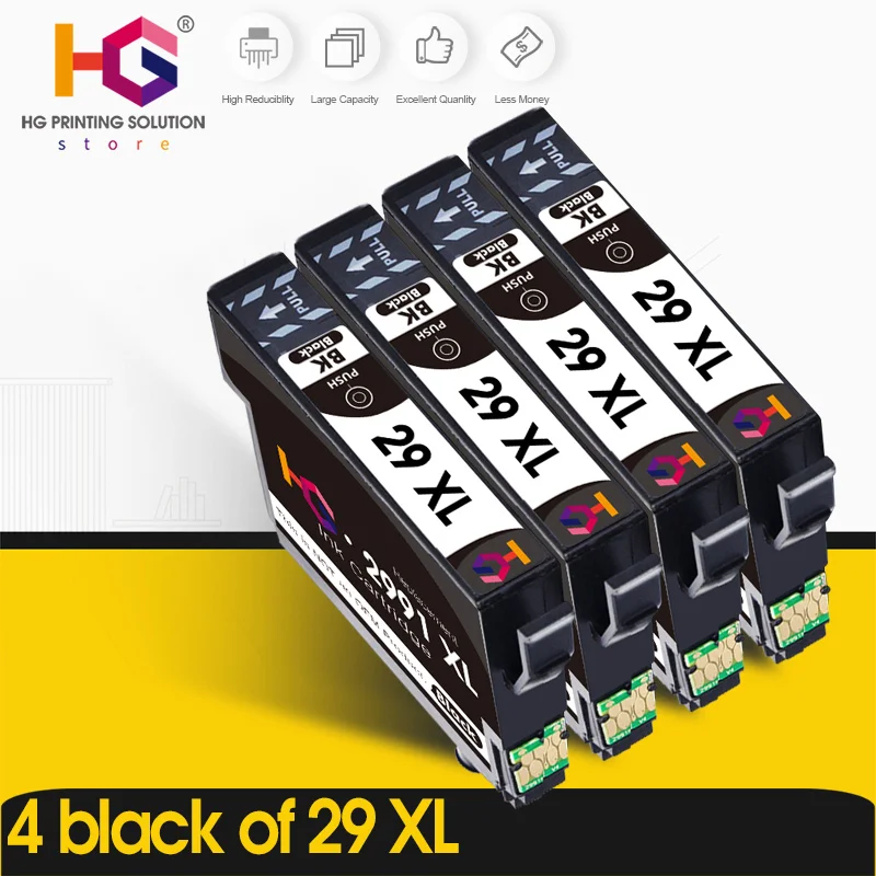 Printer Supplies Inkjet Ink Cartridge Ink Cartridge 29XL Ink Cartridges Compatible T29XL T2991 For Epson XP235 XP245 XP247 XP255 XP257 XP332 XP335 Printer