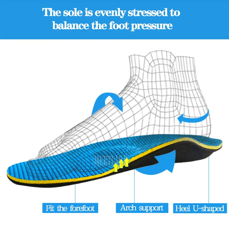 Ортопедическая Арка плоскостопие поддержка стелек аксессуары для обуви вставка ортопедическая умеренная боль в пятке подошвенный фасциит для мужчин и женщин