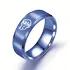 Akatsuki Cloud Ring Stainless Steel Leaf Konoha Anime Japanese Style Animation Cosplay Ring  Titanium Steel Men's Jewelry 3