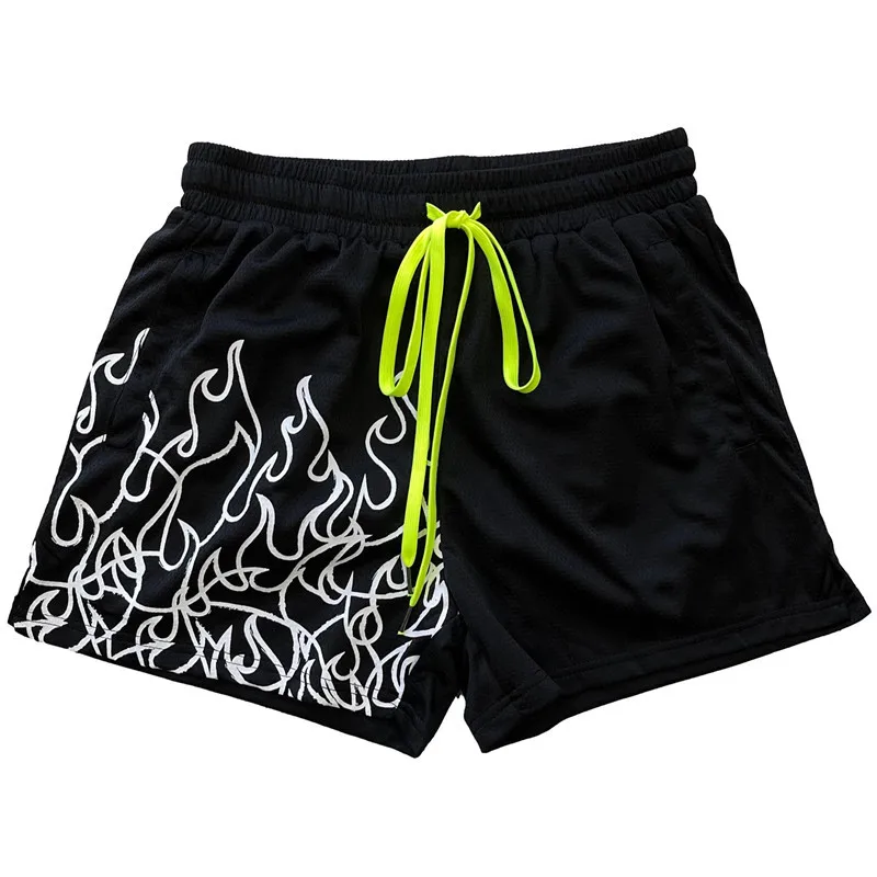 New men's fitness fitness beach shorts men's summer gym exercise men and women breathable sportswear jogging beach shorts mens casual summer shorts