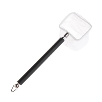 

Aquarium Shrimp Net Mini Fish Net Fine Mesh Telescopic Tiny Skimming Quicknet with with Stainless Long Handle TB Sale