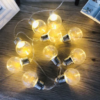 

10 LED Light Bulb Modeling Decorative Lamp String Indoor Outdoor Room Wedding Arrangement Props String