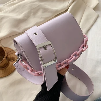 

2020 Small PU Leather Saddle Bag for Women Fashion Crossbody Bags Female Shoulder Handbags Female Cross Body Bag Messenger Bags