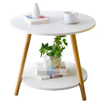 

Simple Tea Table, Modern Mini Round Table, Sofa, Cabinet Corner, Bedside Table, Simple Nordic Style