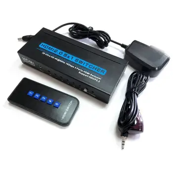 

Hdmi2.0 Five Input And One Output Switcher Hdmi2.0 3D 4Kx2K@60Hz Hdcp2.2 Switcher Hdmi Splitter For Hdtv Dvd Tv Box T-305E