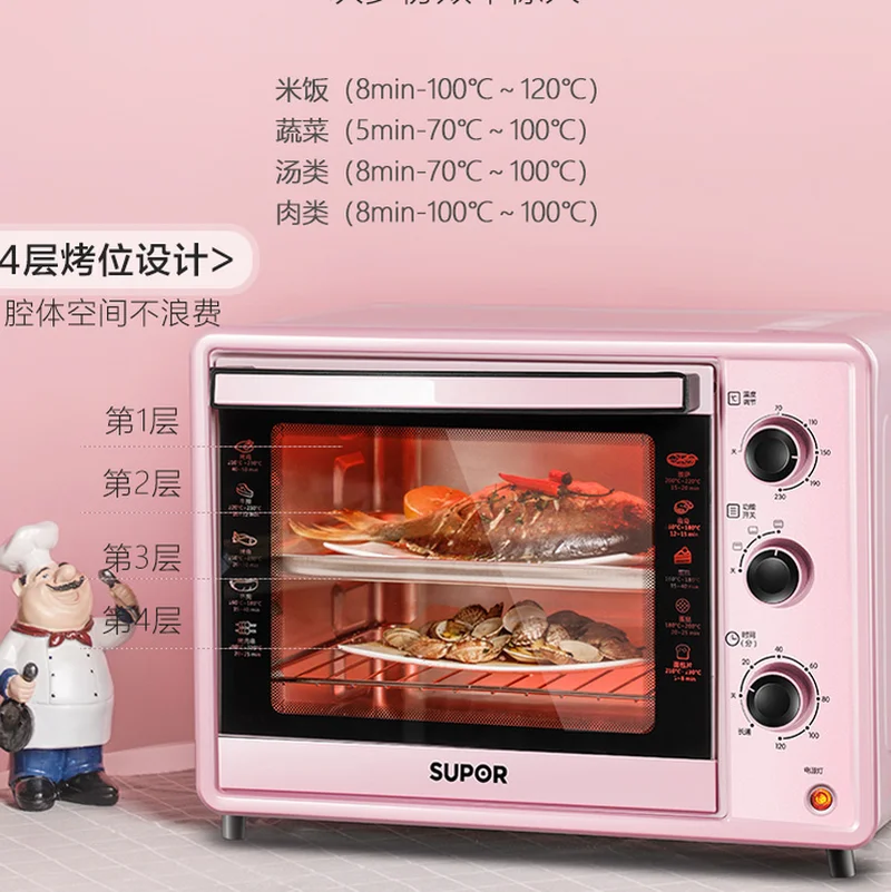  30L electric oven,large-capacity convection oven, home
