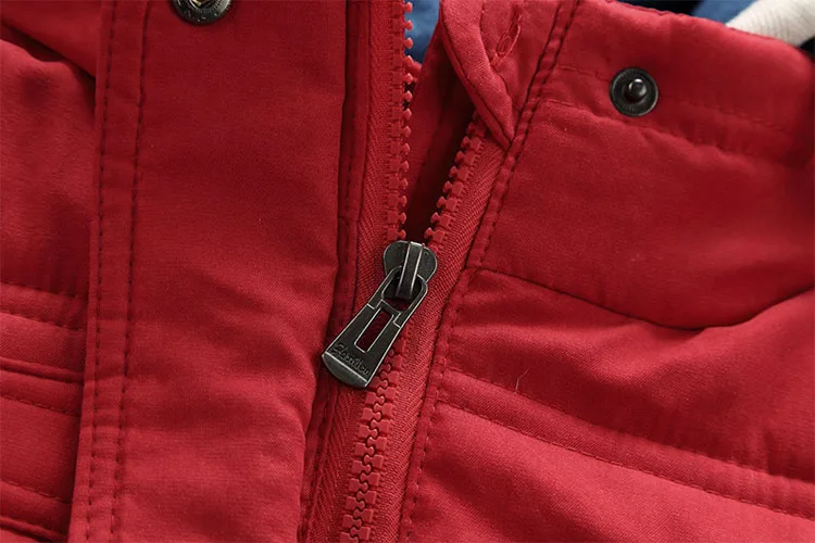 Benemaker Children Thick Winter Jackets For Girls Boys Clothing 4-12T Parka Warm Coats Overalls Hooded Baby Kids Outerwear JH049