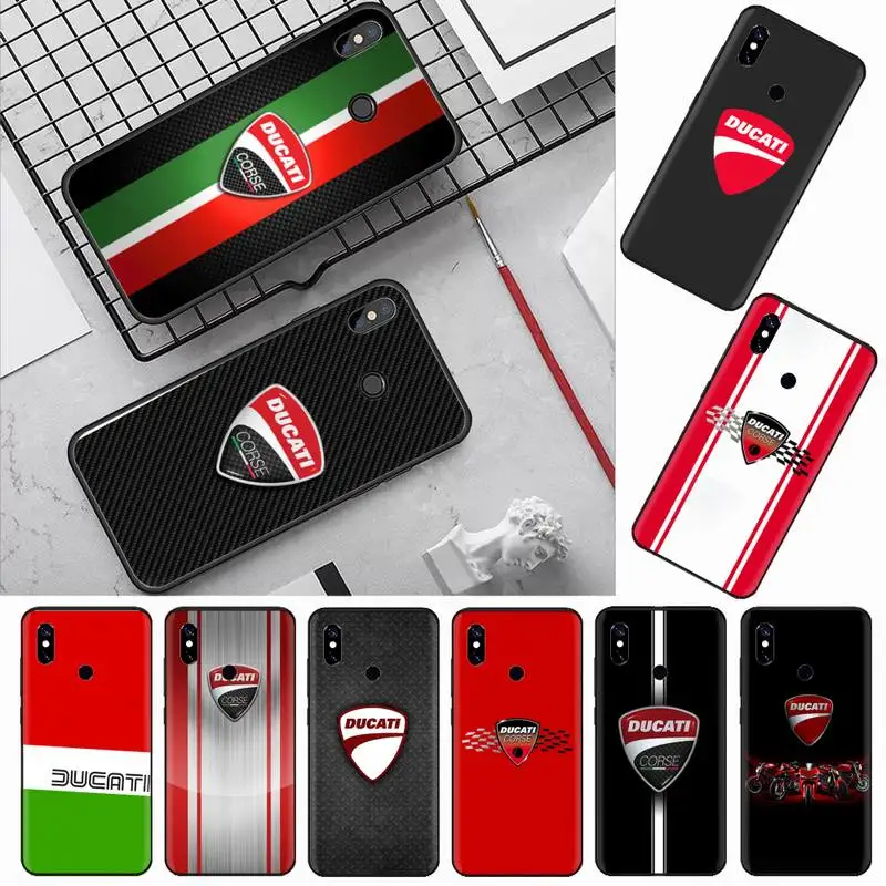 

Famous motorcycle Ducati Phone Case For Xiaomi Redmi 7 8 9t a3 9se k20 mi8 max3 lite 9 note 9s 10 pro coque shell funda hull