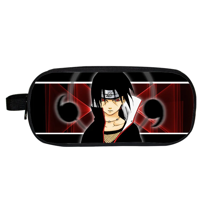 15 Япония 3D печатных Наруто пенал аниме Kpop Mochila Uchiha Sasuke косметичка макияж коробка Молния школьные принадлежности - Цвет: 15