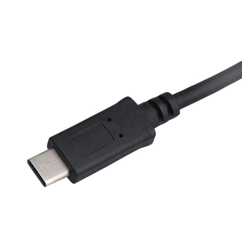 Кабель type-C USB 3,1-Micro-USB(USB C-Micro-USB 3/Micro-USB 3,0-USB-C) черного цвета 3,3 футов