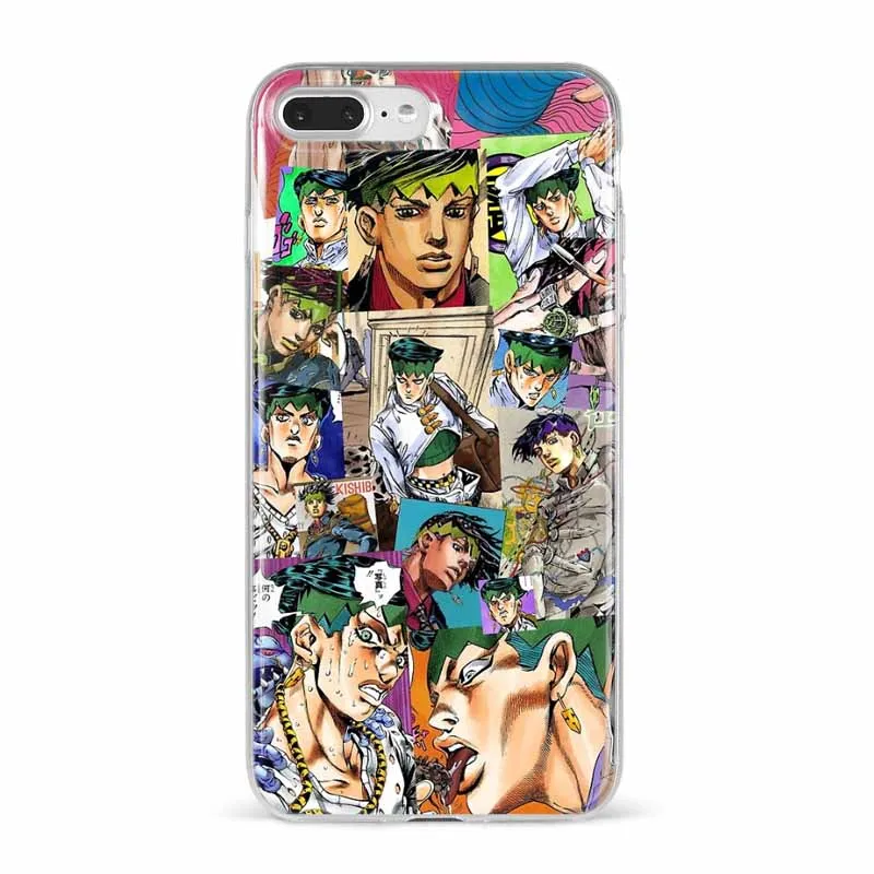 iphone 7 case JOJO’S BIZARRE ADVENTURE OVER HEAVEN JoJo Anime phone accessories Case Cover Shell For  iPhone XR MAX X 8 7 Plus 6 11 12Mini Pro iphone 7 wallet case