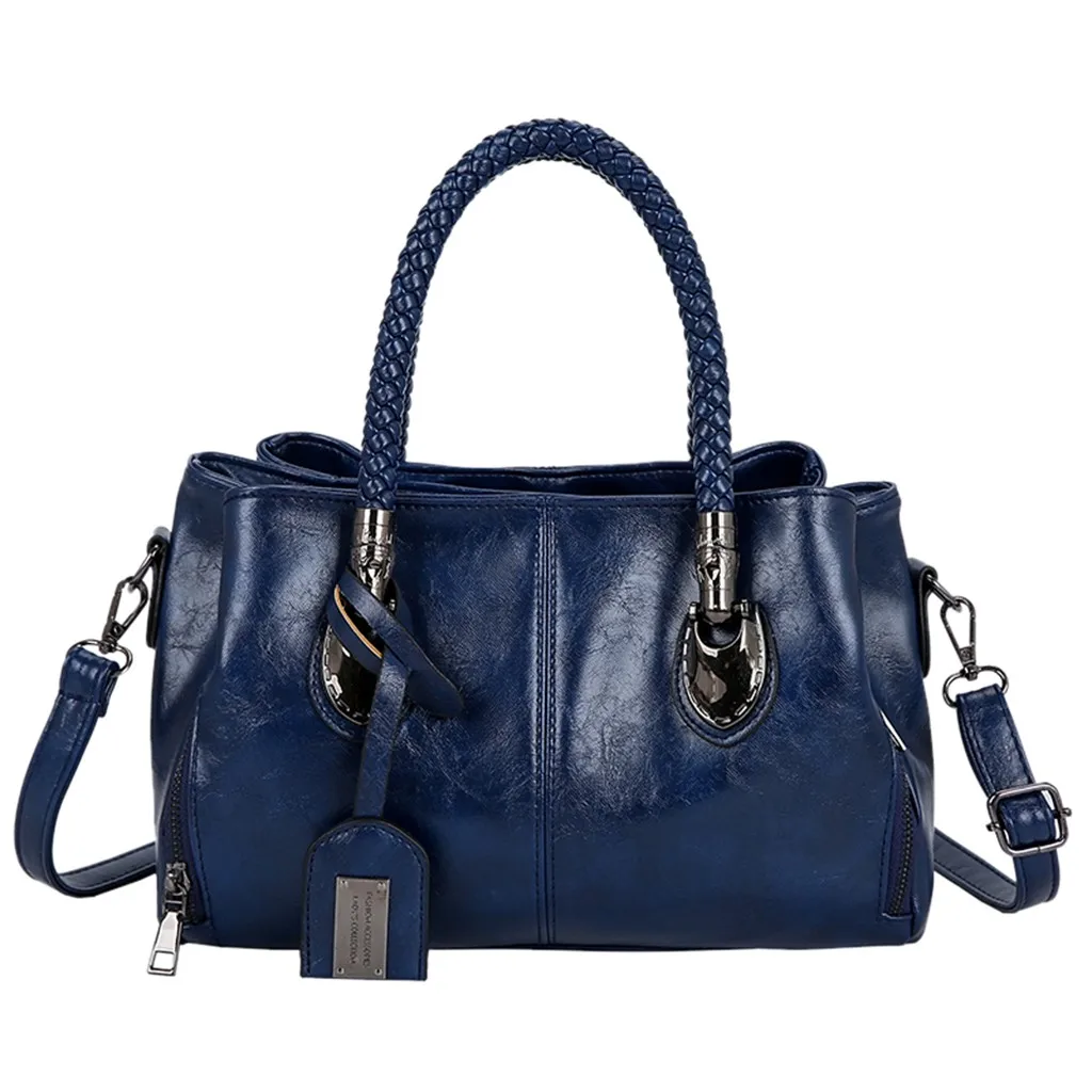 

Large Capacity Tote Bag Solid Color Leather Ladies Large Bolsos Classic Leather Shoulder Bag Handbags Phone beach Dropship #3E