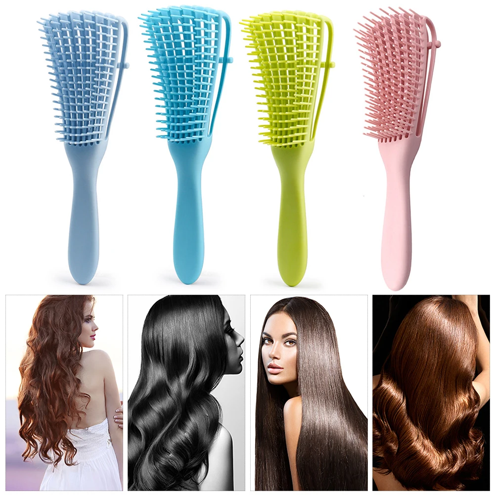 1pc Massage Detangling Hair Brush Anti static Shower Hair Brush Salon
