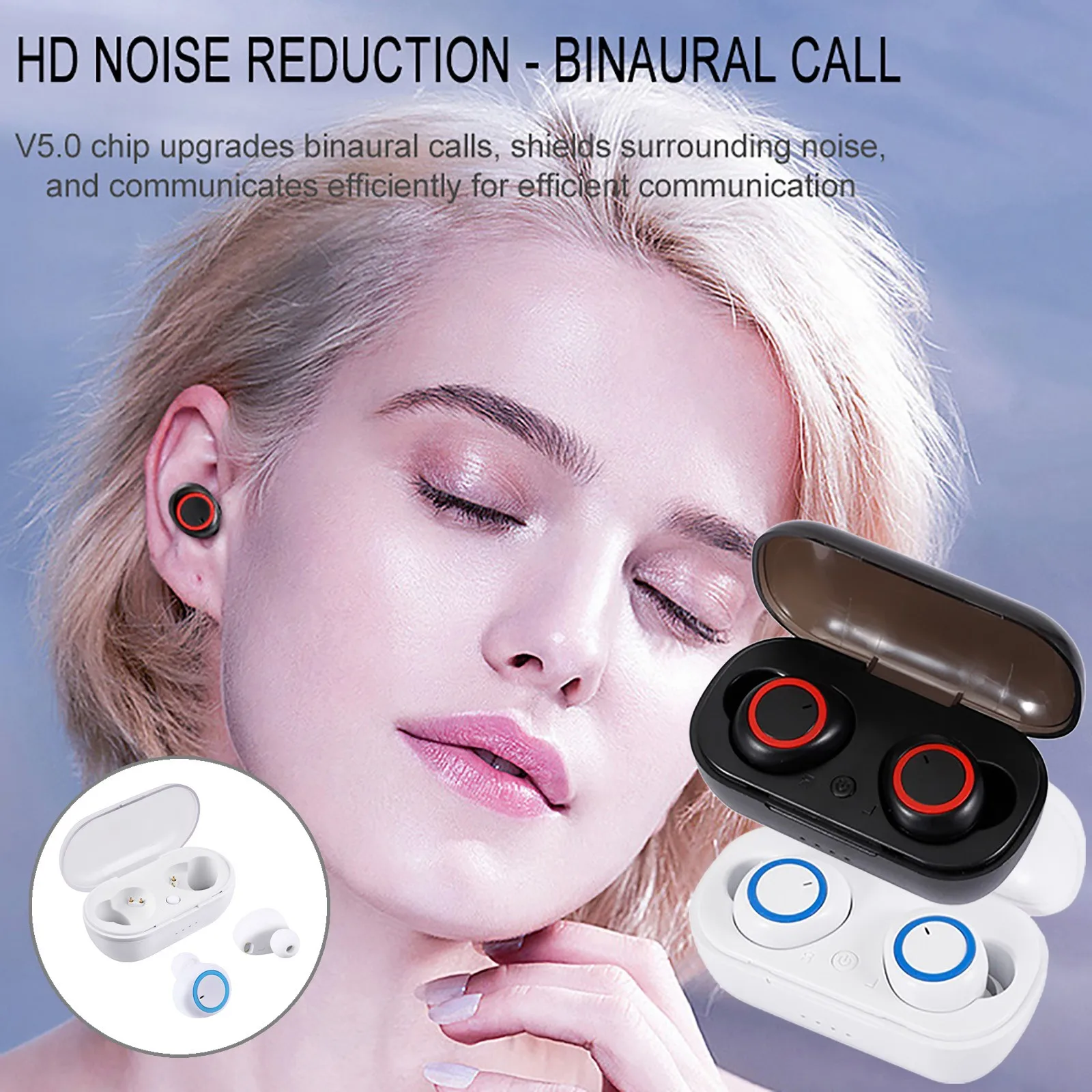 Наушники-вкладыши A2 TWS Bluetooth 5.1 беспроводные наушники водонепроницаемая