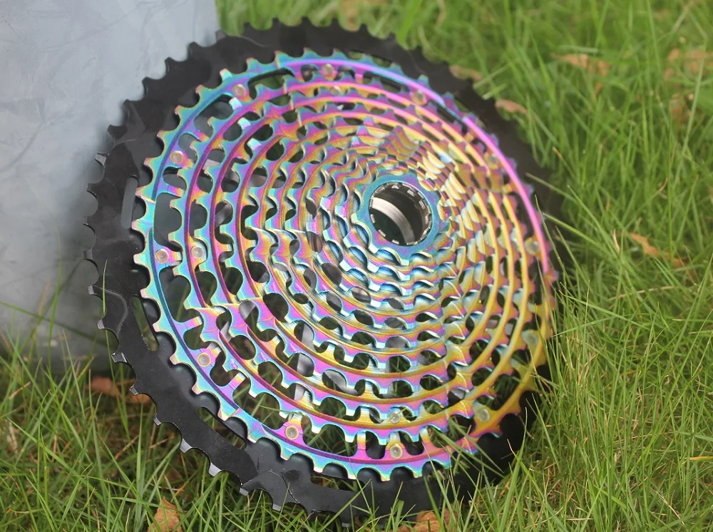 MTB 12 Скоростей 9-50T кассета Ultimate XD кассета Радуга 375 г Ultralight кассета 12s кассета 1299 k7 цветная