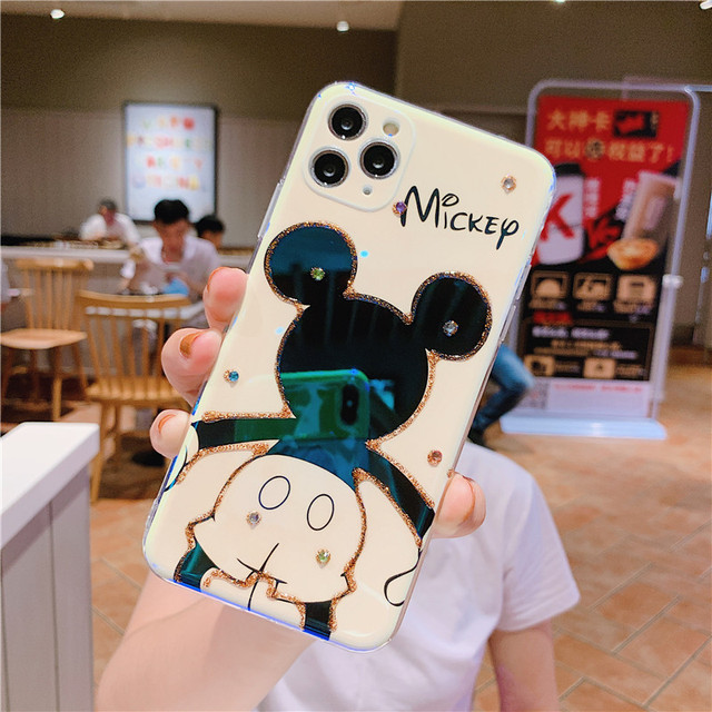 2021 Mickey Minnie Blu-ray All-inclusive Soft Case for iPhone 12 Pro Max 12 MINI 12 PRO Full Body Phone Back Cover