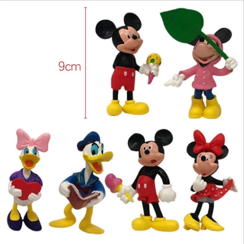 Cake decoration-6pcs С Микки Маусом Мышь вечерние аксессуары для детского дня рождения вечерние для украшения детского душа вечерние принадлежности для детский праздничный костюм, комплект - Цвет: Cake decoration-6pcs