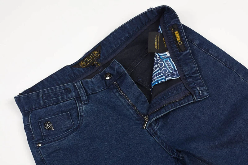 BILLIONAIRE Jeans Cowhide Cotton men new winter Thick Business comfort embroidery European size big zipper free shipping