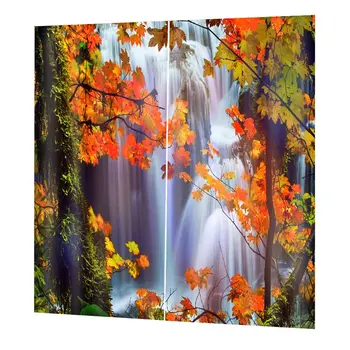 

DZQT01112 Classic Washable Printing Curtain Door Curtains Home Bedroom Living Room Curtain Hotel Decorative Curtain 150*166cm