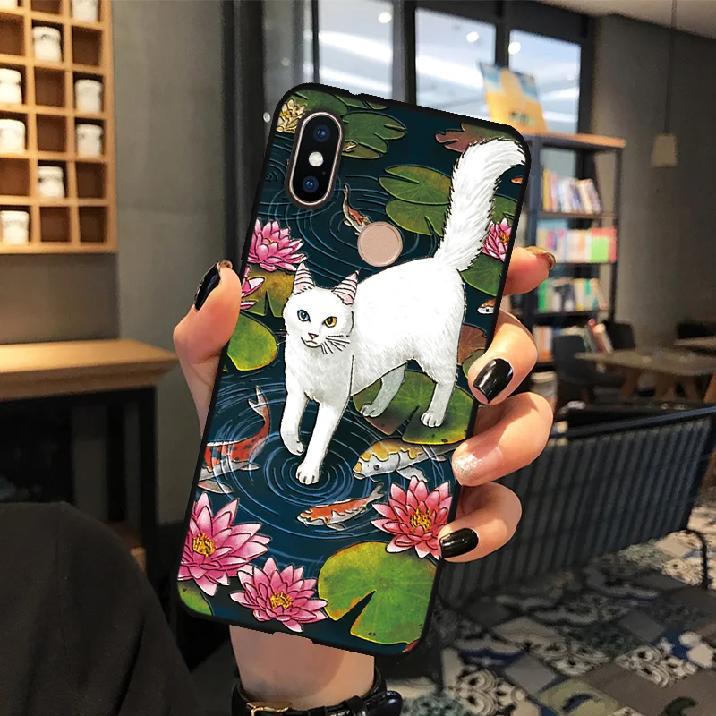 TPU для Xiao mi Red mi 7 6 Pro 6A 5 Plus 5A модная трендовая 3D крышка тиснения для Xiaomi mi 8 A2 Lite 9T Pro 9 SE A1 Pocophone F1 чехол