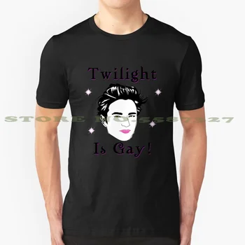

Twilight Is Gay! Black White Tshirt For Men Women Twilight Saga Edward Renaissance Revival Cullen Quote New Moon Breaking Dawn