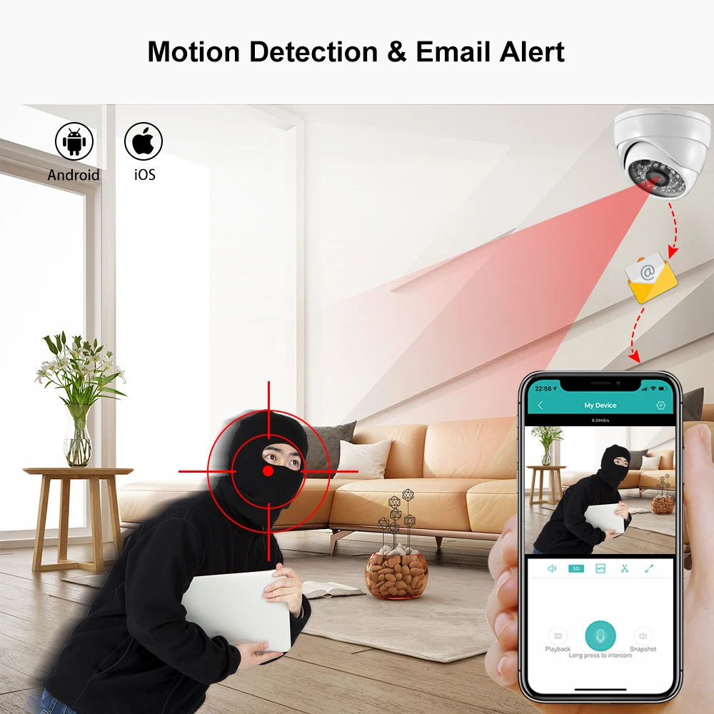 Skup AZISHN Full HD 3MP SONY IMX307 czujnik 1080P POE Security kamera ip kopułkowa ONVIF H.265AI zewnętrzna wodoodporna metalowa kamera do obserwacji