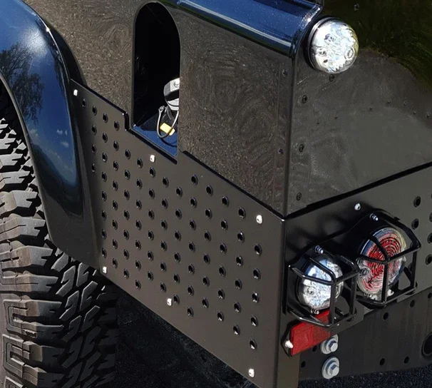95 мм или дымчатые линзы полный светодиодный обновления Комплект для Land Rover Defender LD(подходит для резервного копирования/Обратный& задний противотуманный светильник в сборе
