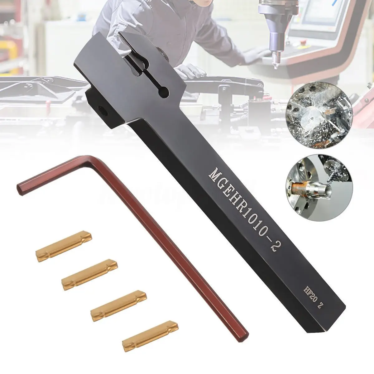 MGMN200 карбидные вставки+ MGEHR1010-2 фрезы для станка с ЧПУ Cut-Off'Tool Holder