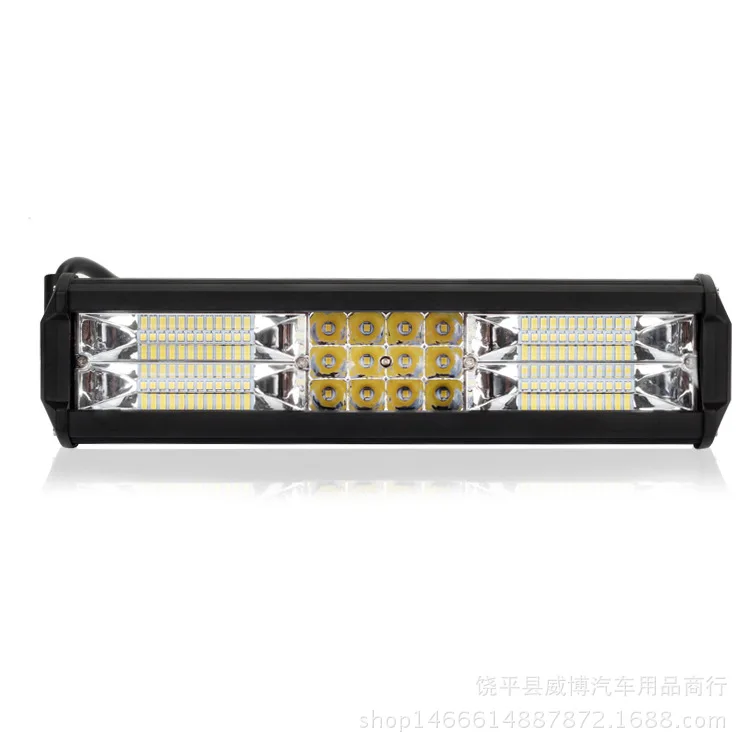 

Manufacturers Direct Selling New Style Car LED Trinocular-Strip Light 180 W Three Rows Work Light off-Road Vehicle Top Spotlight