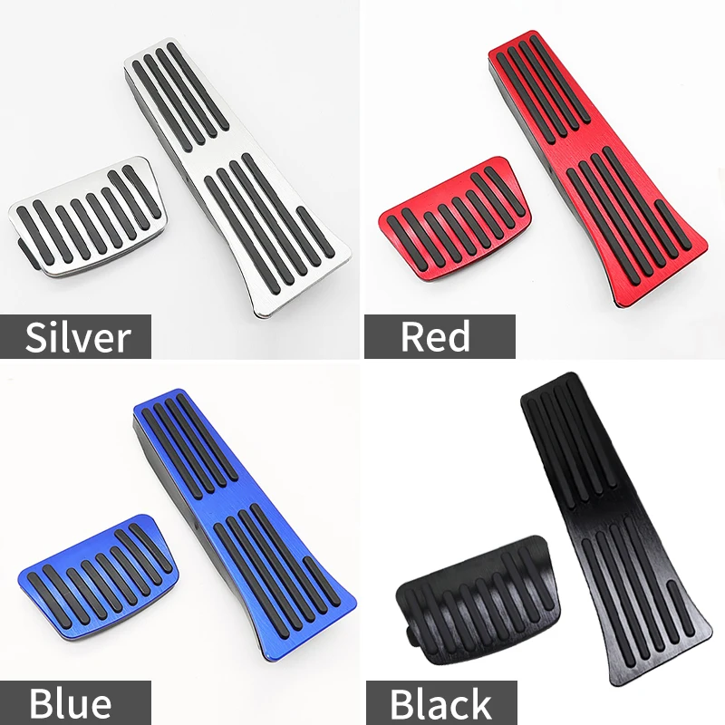 Car Pedals Pad Covers Hyundai Tucson NX4 Accelerator Fuel Brake Footrest Pedal Plate Cover Accessories