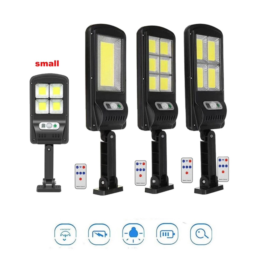 

Solar Light Waterproof Lighting for Outdoor Garden Lighting remote 1-4pcs 48-128 leds Four Modes Rotable Pole Solar L floodlight