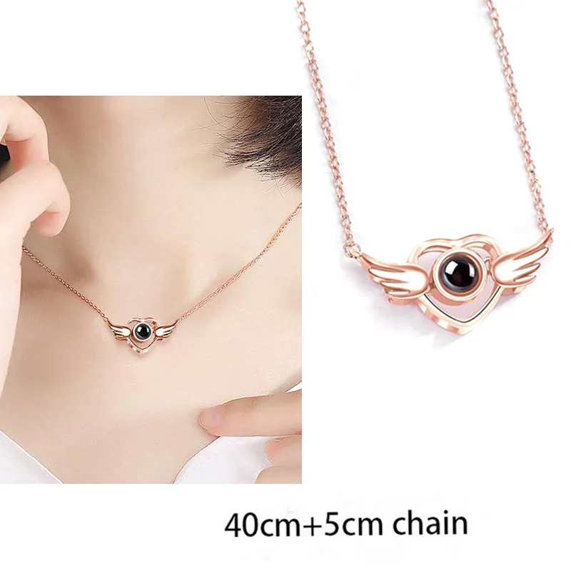 Collier Projecteur - "Je t'aime" en 101 Langues