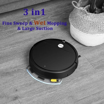 

Smart Robot Vacuum cleaner Wet Mop Wifi&Voice&APP Remote control 3600Pa Path Planning 6 in1 Auto-charge for Pet Fur Carpet Floor