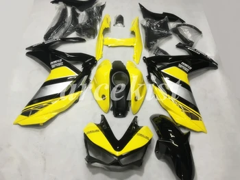

New ABS Injection Mold Full Fairings kit Fit For YAMAHA YZF- R3 R25 2015 2016 2017 2018 15 16 17 18 Custom Free yellow black TOP
