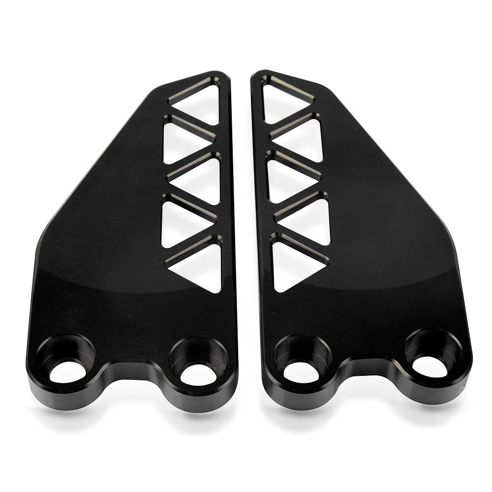 black-no logo Для KTM DUKE 390 CNC алюминиевый мотоциклетный Задний защитный чехол для пятки, Мотоциклетные аксессуары оранжевого или черного цвета - Цвет: black-no logo