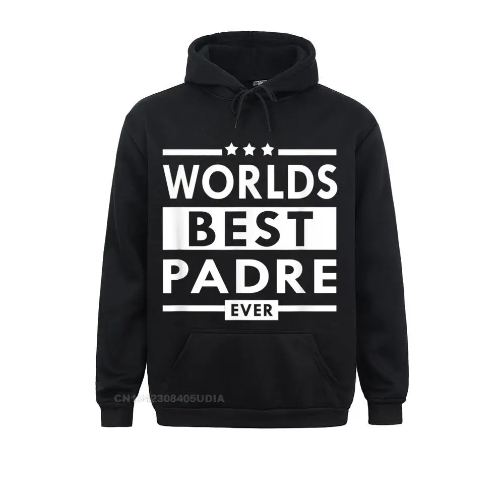 Unique Mens World's Best Padre Ever Shirt - Spanish Father T-Shirt__B7922 Long Sleeve Summer Fall Hoodies Discount  Sportswears Women's Sweatshirts Mens World's Best Padre Ever Shirt - Spanish Father T-Shirt__B7922black
