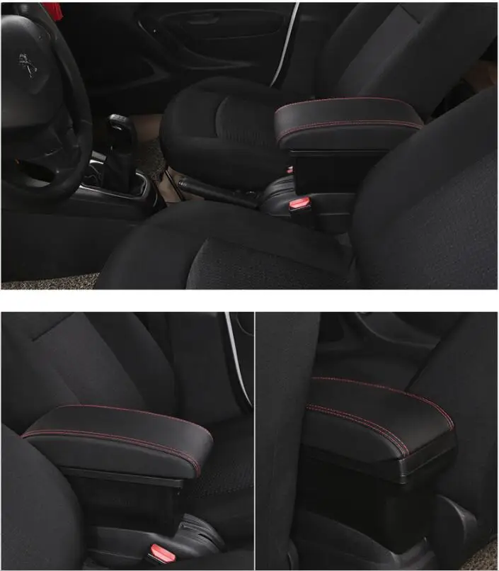 Для Citroen C-Elysee peugeot 301 подлокотник коробка центральный магазин содержимое коробка для хранения