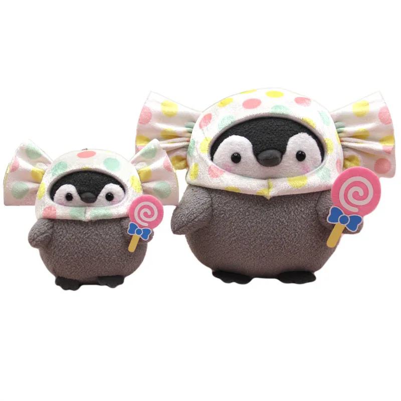 Ins sanrio, Япония, популярный стиль, животные, мягкие плюшевые игрушки, положительная энергия, пингвин, конфета, кепка, Peluche, кукла, подвеска для детей, подарок для девочек