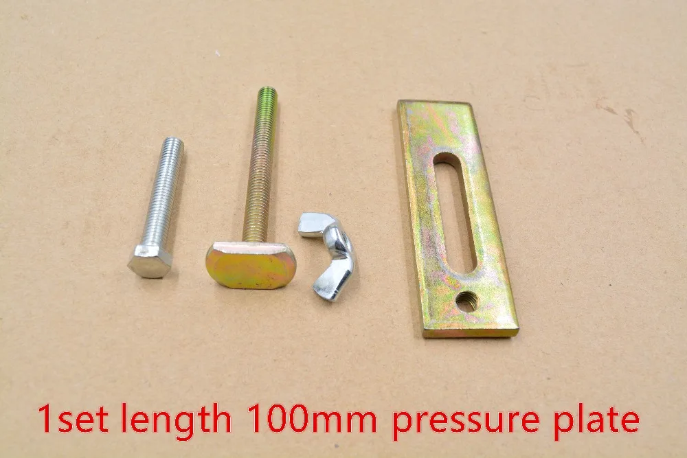 

100mm clamp length pressure plate cnc engraving machine fixture fastening n router jig 1set