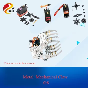 

DOIT G8 Metal Robotic Arm Gripper Robot Manipulator Mechanical Claw High Torque Servo For DIY Robotic