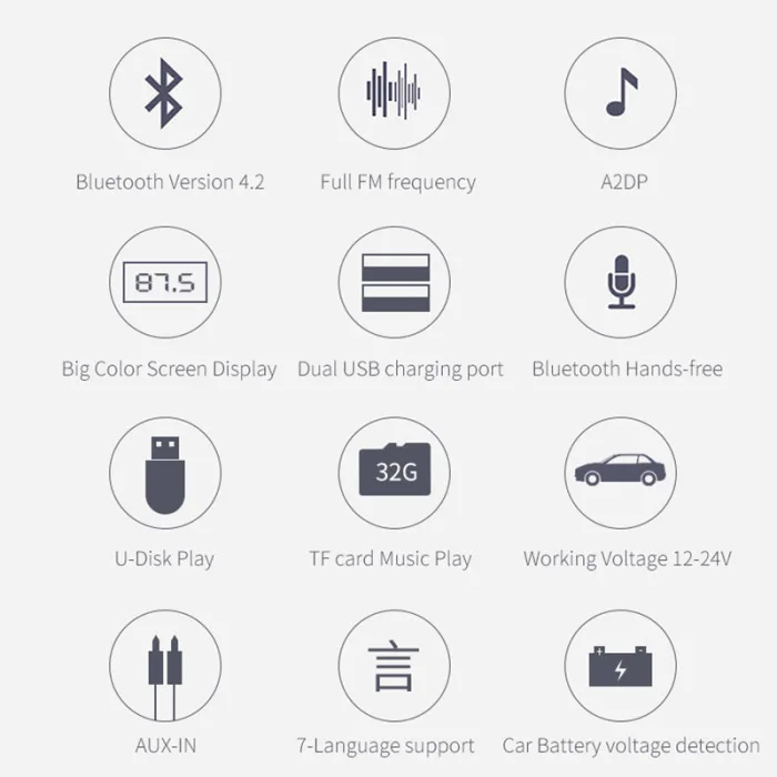 FM передатчик Bluetooth FM радио автомобильный комплект с USB Автомобильный MP3-плеер SP99