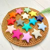 10pcs/lot BPA Free Stars Silicone Beads  Baby Teethers Food Grade Baby Teething Toys For Pacifier Chain Necklace DIY Accessorie 1